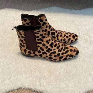 Tory Burch Leopard Chelsea boot